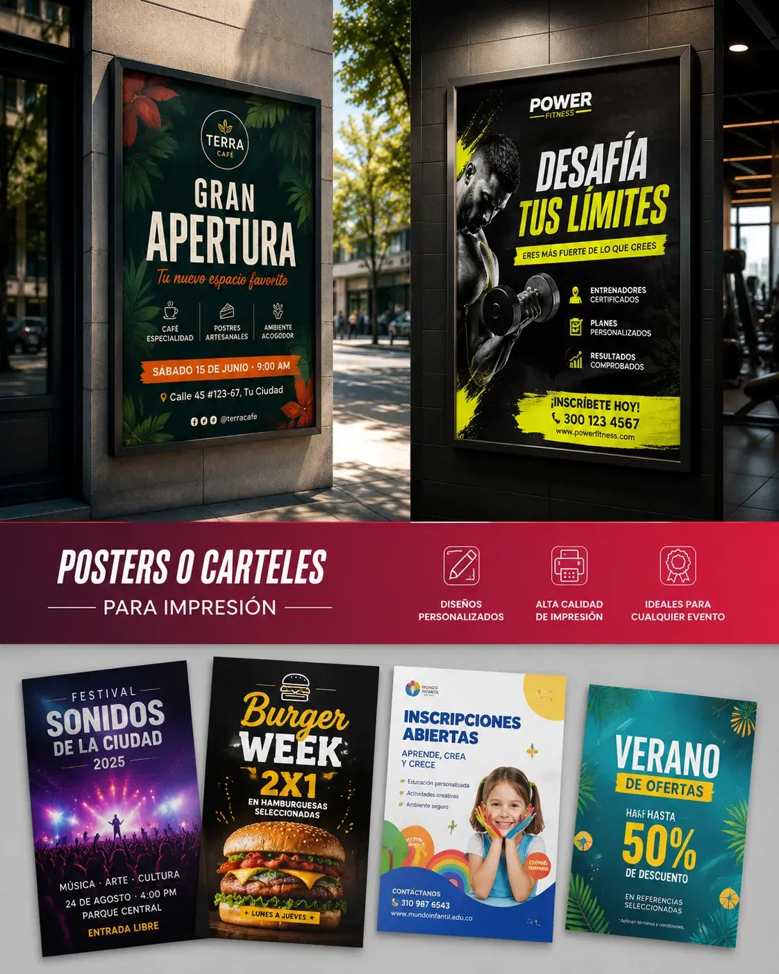 Posters o carteles para impresión